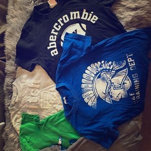 Boy lot! 5 Abercrombie tee shirts size Small boys